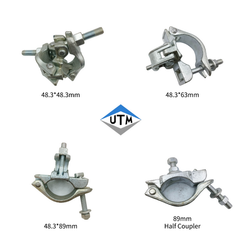 Type américain forgé par baisse standard d'échafaudage EN74 double coupleur
