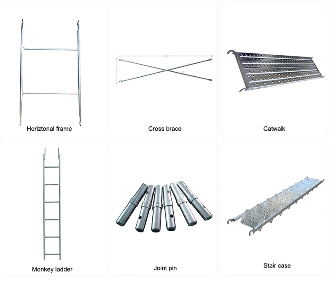pièces d\'échafaudage à cadre