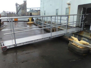 panneau en aluminium de passerelle de planche d'échafaudage de bateau marin de 3m 4m 6m