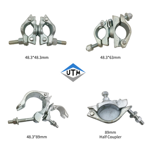 Coupleur pivotant de type américain forgé par baisse d'échafaudage 48mm