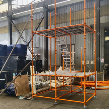 Système d'échafaudage à cuplock de 3,2 mm 4,2 mm avec galvanisé ou peint pour la construction