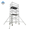 OEM portable 3m-15m Échafaudage Mobile Aluminium Tour d'échafaudage avec lanceur
