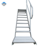 Échelle d'échafaudage d'échafaudage en aluminium avec escalier de sécurité