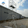 OEM portable 3m-15m Échafaudage Mobile Aluminium Tour d'échafaudage avec lanceur