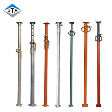 Étayage réglable de soutien de coffrage de construction d'appui vertical en acier d'échafaudage