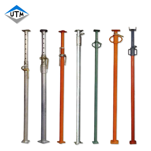 Étayage réglable de soutien de coffrage de construction d'appui vertical en acier d'échafaudage