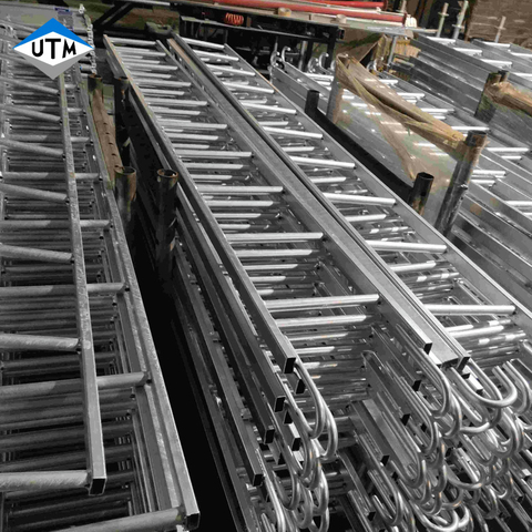 Q235 Échafaudage en acier galvanisé Échelle de singe à crochet vertical pour la construction