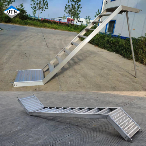 Échafaudage de ringlock en aluminium personnalisé China Échafaudage Z de type escalier d'escalier