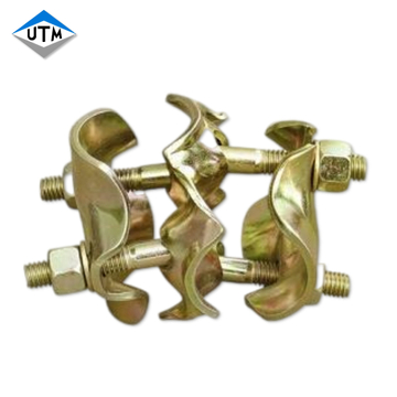 Pince à angle droit de 48,3 mm pressée à double coupleur de type italien