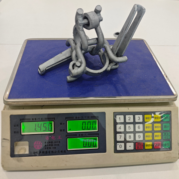 Les Pays-Bas d'échafaudage ont forgé la baisse de la bride 48.3mm HDG fixe le double coupleur à angle droit de la Hollande