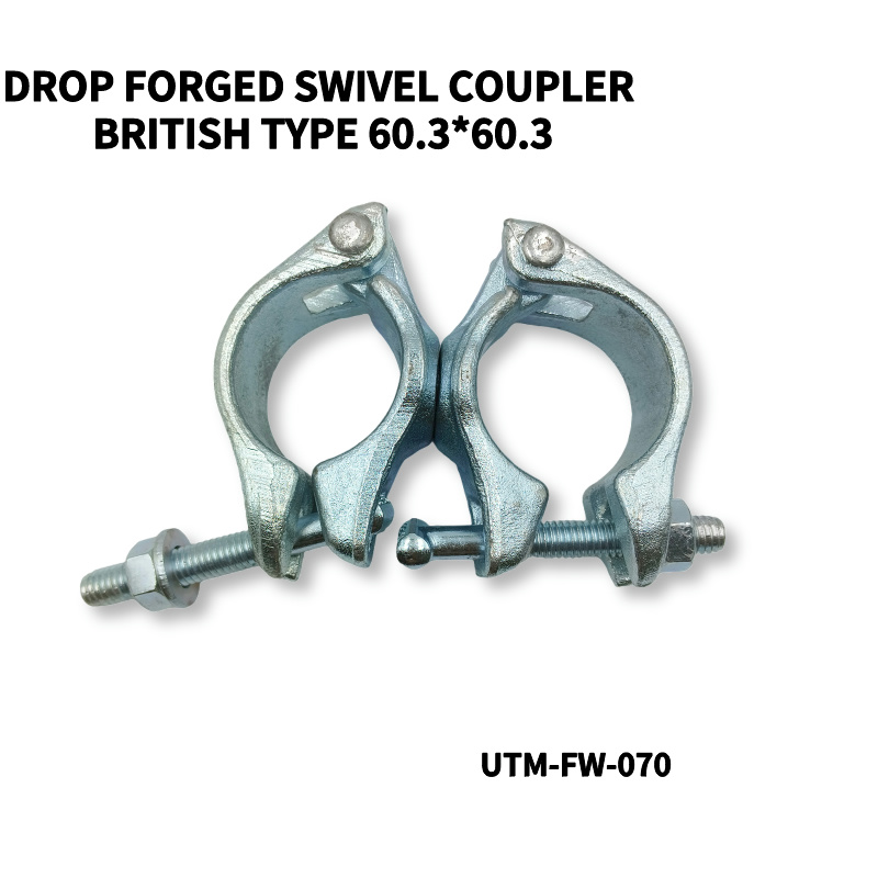Coupleur pivotant forgé de type britannique