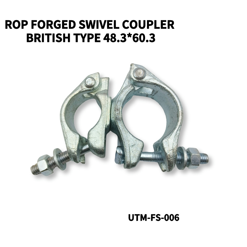 Coupleur pivotant forgé de type britannique