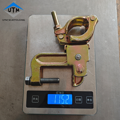 JIS Japon Type coupleur d'échafaudage 48,6 mm échafaudage 20-65 mm de hauteur pince de poutre pivotante