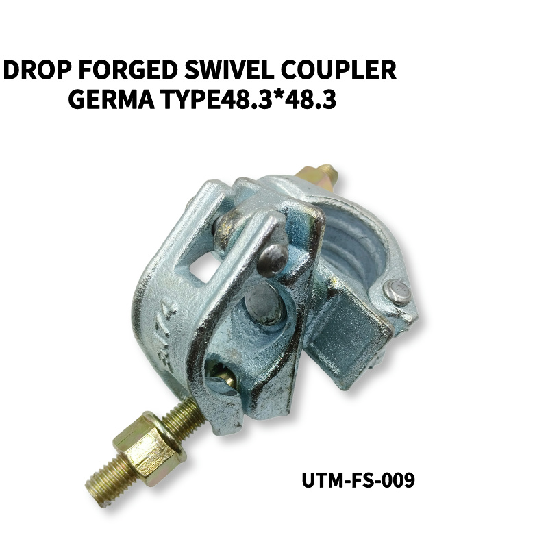 Coupleur pivotant forgé pour échafaudage de type allemand