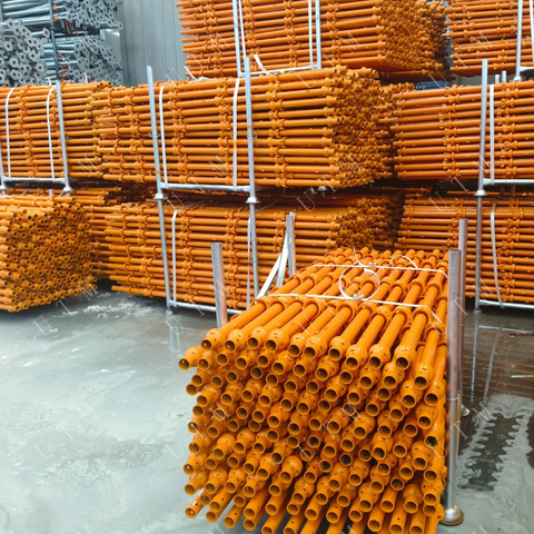 La Chine fabrique des HDG peints 48,3 mm 3,2 mm Échafaudage à l'échafaudage vertical à vendre