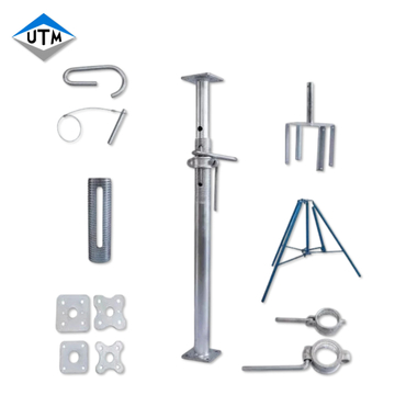Support en acier réglable, support d'échafaudage, trépied pliant
