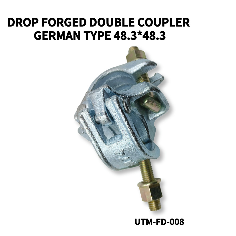Type allemand de coupleur double forgé d\'échafaudage