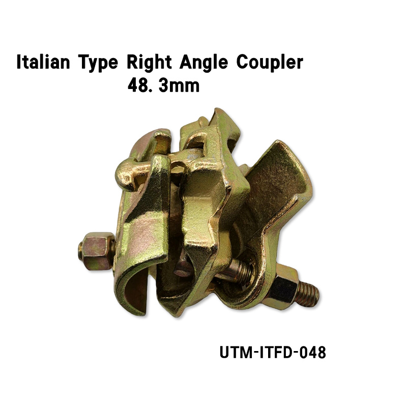 Coupleur à angle droit de type italien 48,3 mm