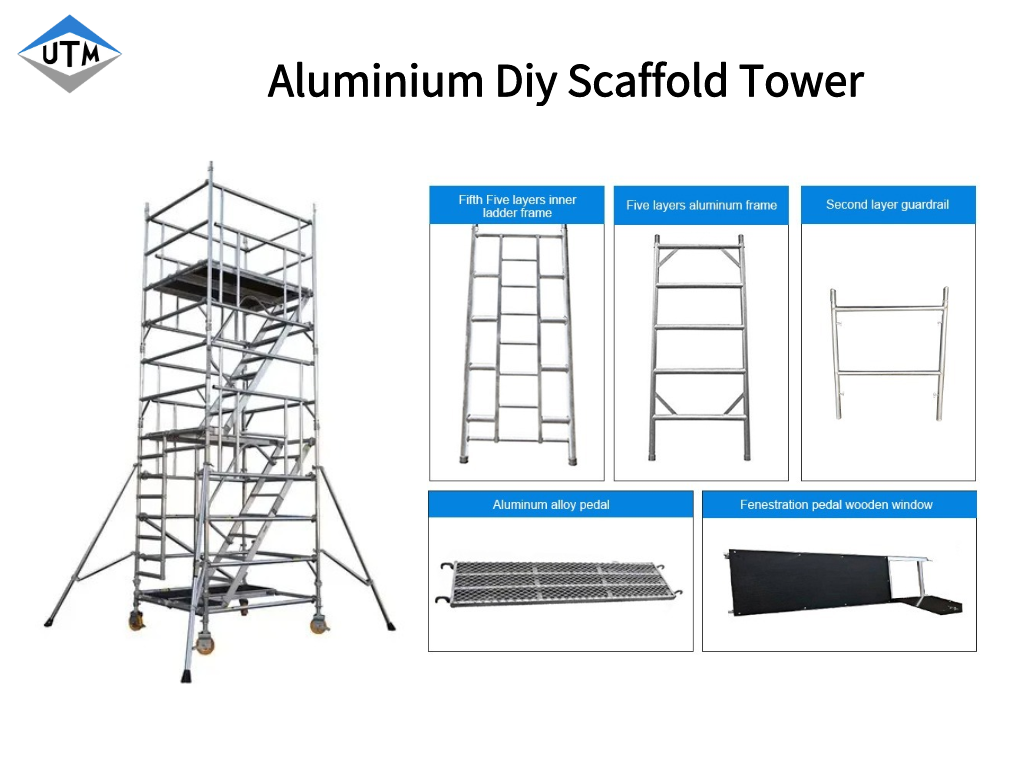 Tour d'échafaudage en aluminium bricolage