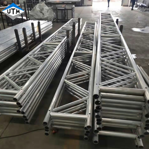 Poutre en aluminium de treillis de poutre d'échafaudage de système de botte de largeur de la construction 400mm