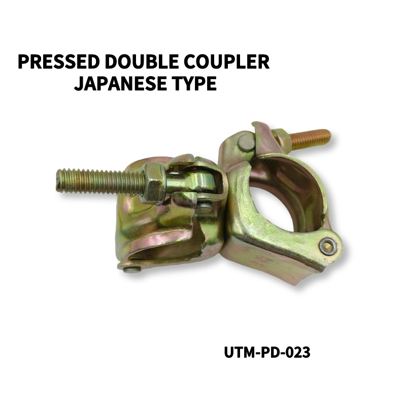 Type japonais pressé par double coupleur d\'échafaudage